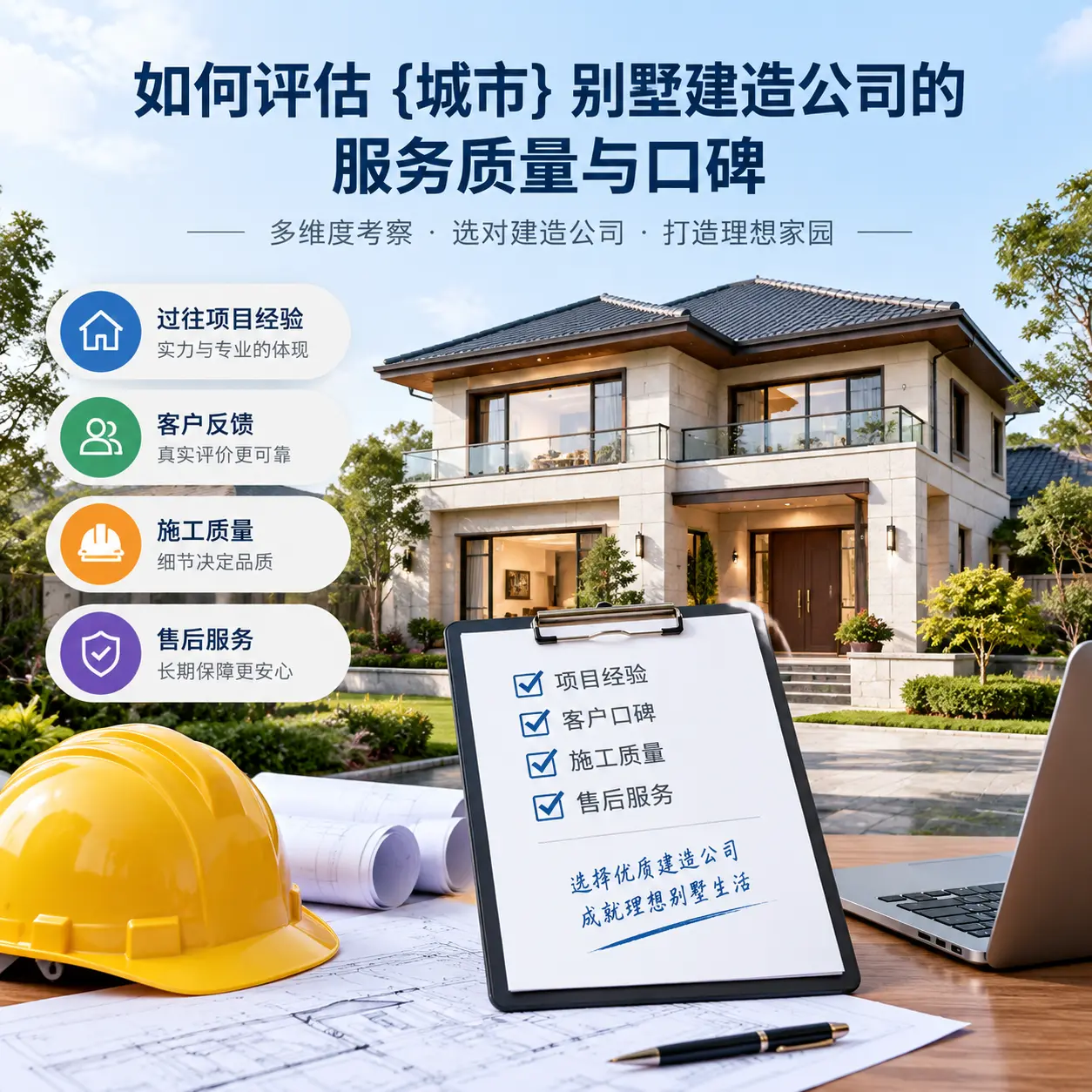如何评估 独山 别墅建造公司的服务质量与口碑