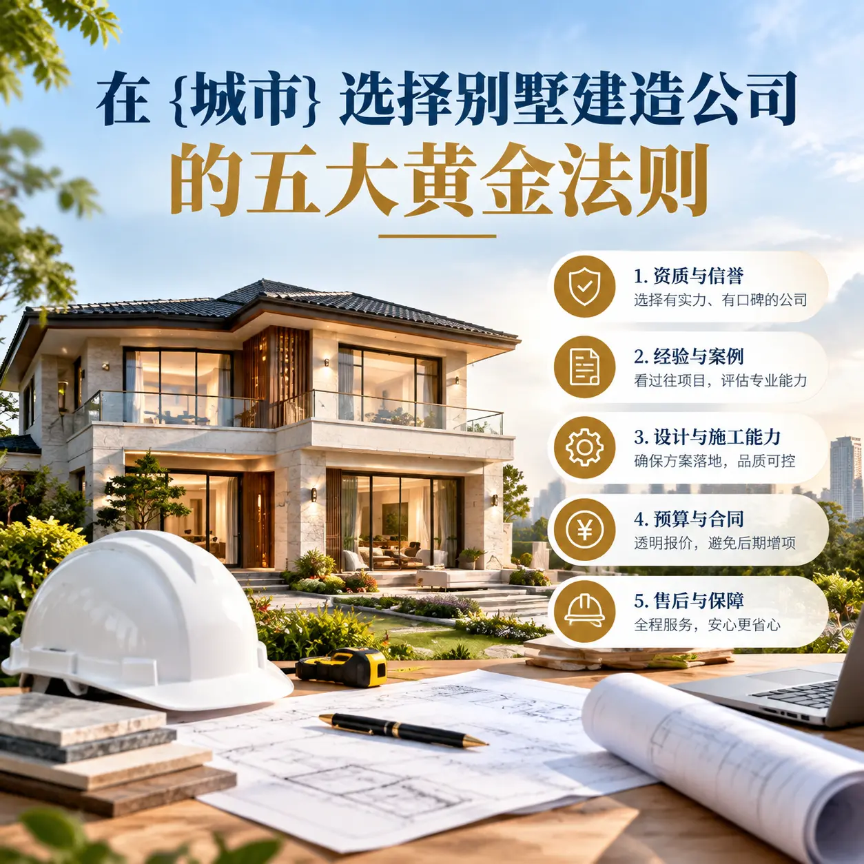 在 独山 选择别墅建造公司的五大黄金法则
