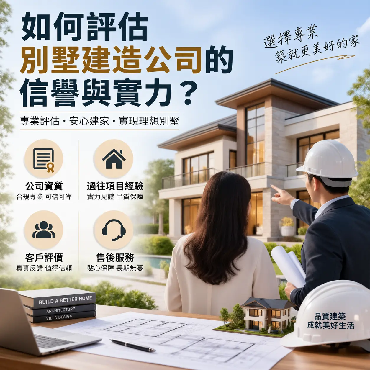 如何评估 独山 别墅建造公司的信誉与实力？