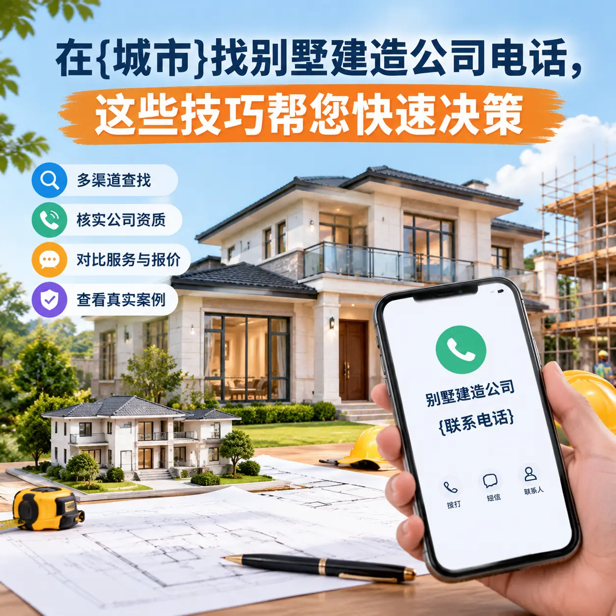 在独山找别墅建造公司电话，这些技巧帮您快速决策