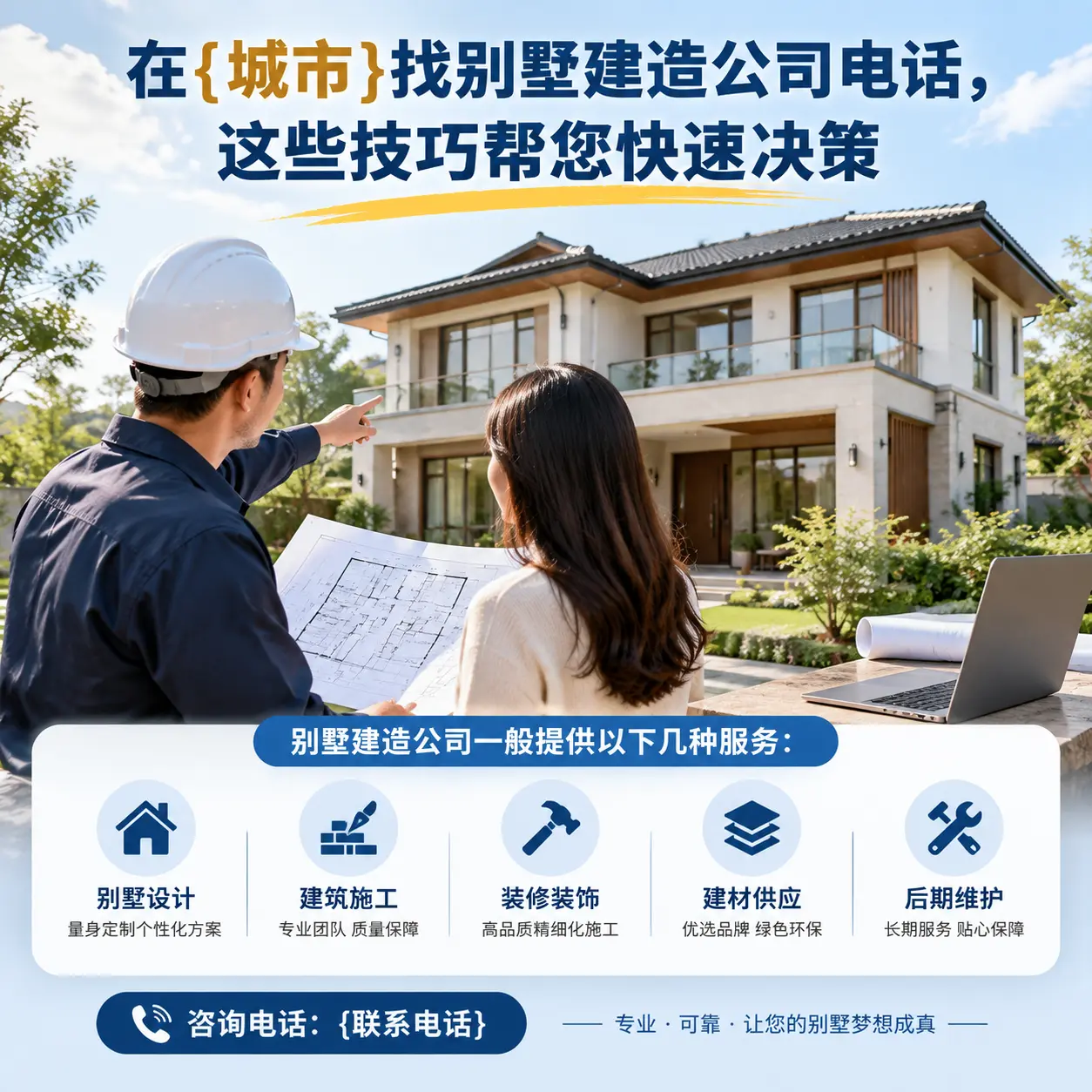 在独山找别墅建造公司电话，这些技巧帮您快速决策